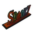 thumbnail image 4 of Letrero con letras de "Boo" espeluznante, decoración temática de Halloween ESCALOFRIANTE, 4 of 9