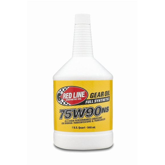Red Line Oil Gear Oil 58304 Single; 1 Quart Bottle; 75W-90 NS; Synthetic; GL-5 Gear Oil