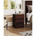 thumbnail image 3 of GALAXHERO 3 Drawer Night Stands for Bedroom, Espresso Tall Nightstand with Storage Cabinets, Wooden Bedside Table End Table for Living Room, 3 of 7
