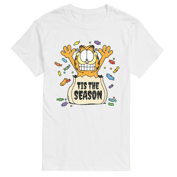 Garfield - Halloween Tis The Season - Men's Short Sleeve Graphic T-Shirt