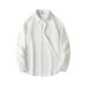 thumbnail image 1 of pstuiky Camisas de manga larga abrigadas para hombre, Camisa de manga larga holgada de pana de color liso para hombre, talla grande, a la moda tops de invierno para hombre xl, 1 of 6