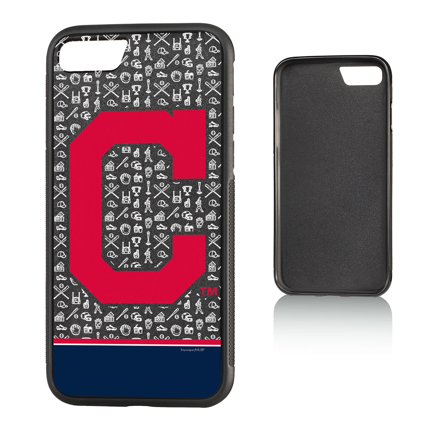 Cleveland Indians Iphone 7 8 Logo Stripe Bump Case Walmart Com Walmart Com