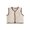 White, variant on Toddler Kids Oat Vest Baby Cartoon Bear Embroidery Sleeveless Waistcoat Reversible Warm Button Up Outerwear Vest for Boys Girls Autumn Daily Wear(White,12-24 Months)