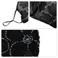thumbnail image 3 of Unique Bargains 1 Pc Five-petal Flower Sunscreen Mask Lace Black Five-petal Flower, 3 of 5