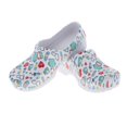 thumbnail image 1 of destyer Sabots à Motifs Confortables Chaussures Plates Imperméables pour Extérieur Chaussures de Jardin Souples pour Femmes 39, 1 of 9