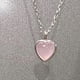 thumbnail image 4 of Collar Luz Diseño Sentido Verano Dulce Rosa Caramelo Corazón Colgante Ojo de Gato Clavícula Cadena Roca, 4 of 8