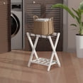 thumbnail image 3 of Raya Porte-Bagages avec Tablette, Blanc, 3 of 15