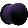 thumbnail image 2 of Body Candy 1/2" 2Pc Ear Plugs Black Purple Ombre Matte Acrylic Single Flare Ear Plug Gauges Set of 2, 2 of 3