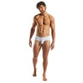 thumbnail image 1 of Cocksox Men's Contour Pouch Semi-Sheer Sports Brief - CX76LUX (Bianco, X-Large), 1 of 1