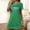 Green, variant on Sakmal Short Moomoo House Dress for Women Black Comfy Mumu Dress Rainbow Heart Print Short Sleeve Nightgowns for Women