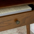 thumbnail image 6 of SAFAVIEH Scully Solid Mid-Century Nightstand W/ Usb, Oak/Gold, 6 of 17