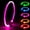 Pink, variant on Miaocao LED Dog Collar, Light Up Dog Collars USB Rechargeable for Night Walking-Fashion TPU Glowing Safety Pet Collar Lights for Small Dogs Cat(Pink)