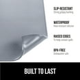 thumbnail image 3 of GORILLA GRIP Coffee Mat, Waterproof Heat-Resistant Silicone Espresso Accessories, 11.5x18.5, Gray, 3 of 10