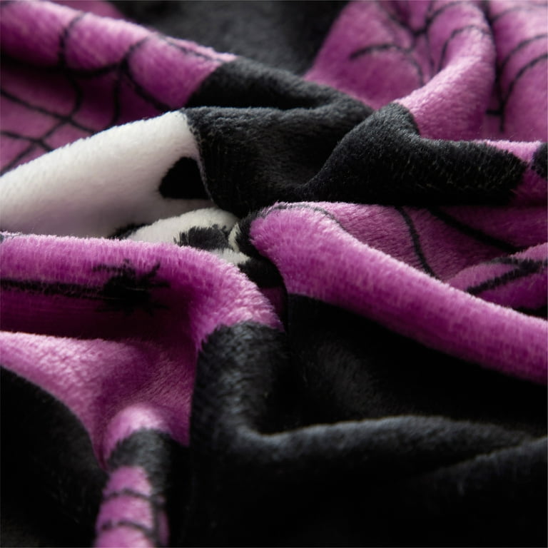 Purple and 2025 black blanket