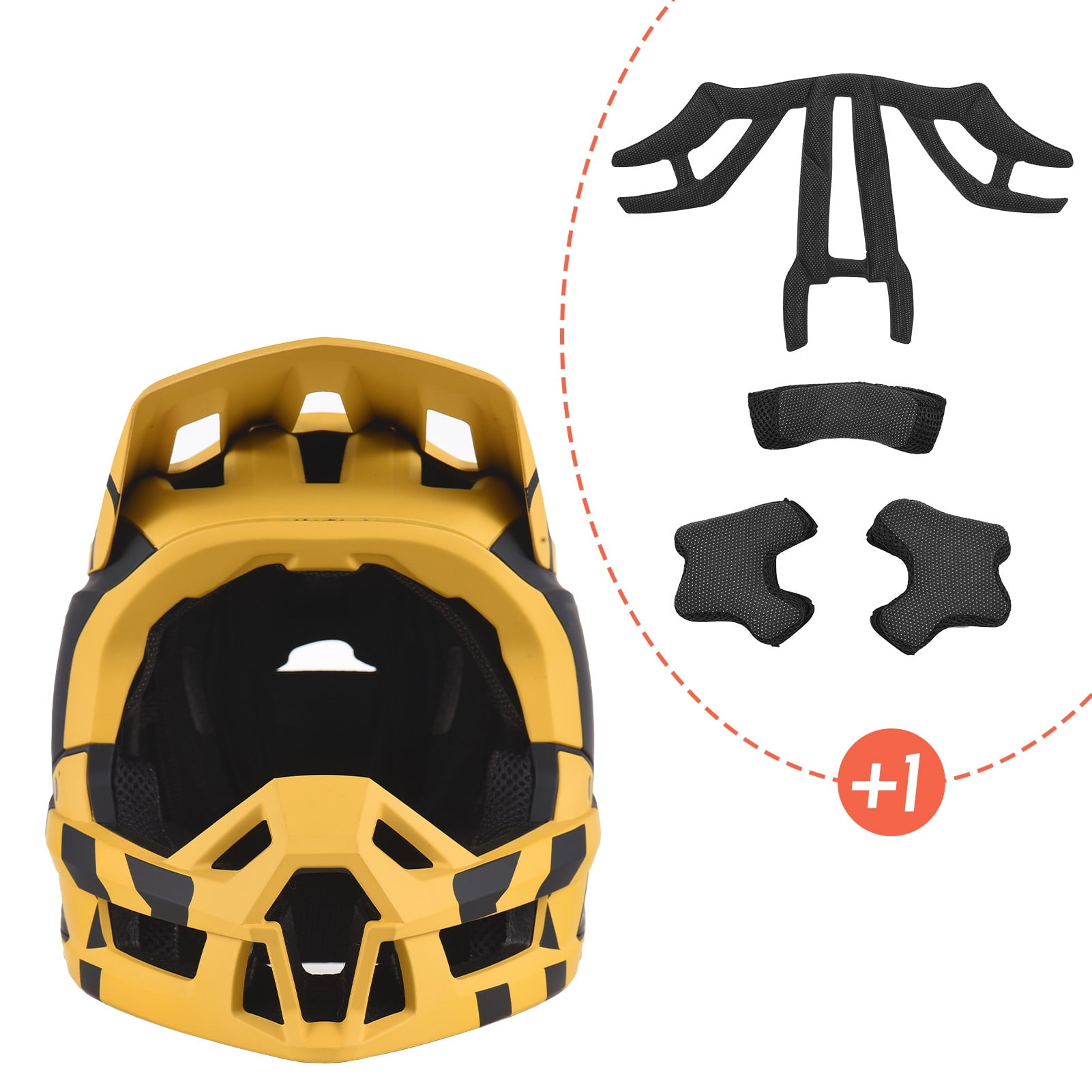 Elowen Full Helmet Face Full Face Mountain Bike Helmet Ventilation Lightweight Helmet