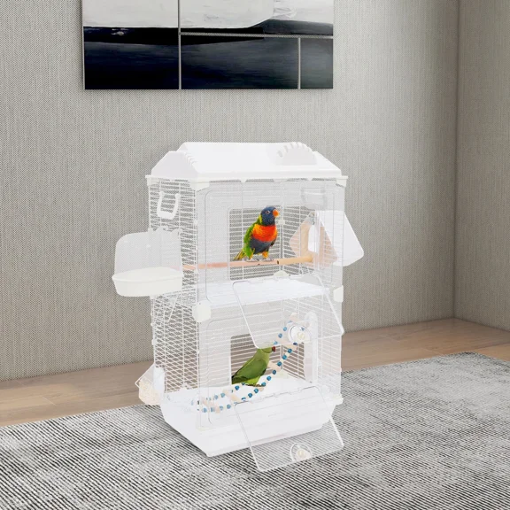 Bird Cage, Two-tier Bird Cage, Parakeets Cage