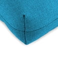 thumbnail image 4 of Jordan Manufacturing 3-Piece McHusk Hawaiian Blue Solid Tufted Outdoor Cushion with 1 Wicker Bench Cushion and 2 Wicker Seat Cushions, 4 of 11