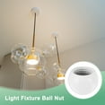 thumbnail image 6 of Uxcell 10 Pack Lamp Finials Caps M10x15mm Spherical Decoration Knob White, 6 of 7