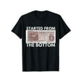 thumbnail image 1 of Camiseta de algodón de manga corta con meme divertido de cupones de alimentos para hombres y mujeres., 1 of 6