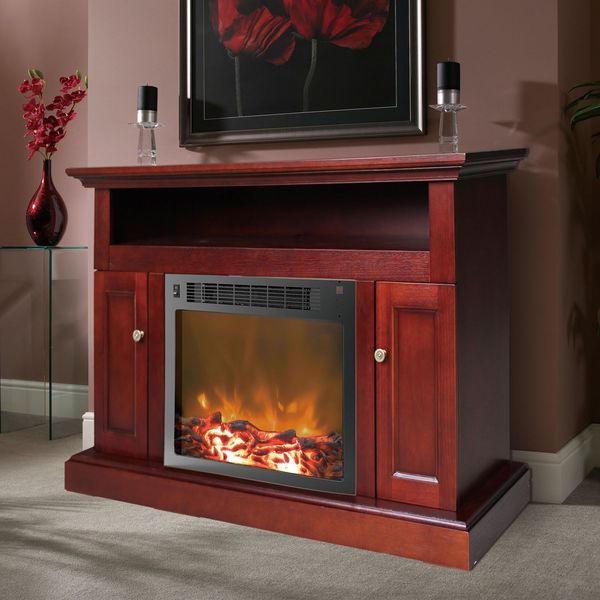 Cambridge Sorrento Electric Fireplace With 1500w Log Insert And 47