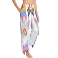 thumbnail image 2 of Fotbe LGBT Gnomes Women's Pajama Pants,Sleepwear Pants,Pj Bottoms Drawstring And Pockets-Medium, 2 of 9