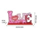 thumbnail image 3 of Adorno de madera artesanal para San Valentín | Decoración romántica de mesa | Decoración rústica de madera hecha a mano | Símbolo de amor duradero para el hogar, estantes y mesitas de noche | Regalo, 3 of 5