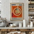 thumbnail image 2 of Ramen Japanese Food Print Framed Art Modern Wall Decor, 2 of 15