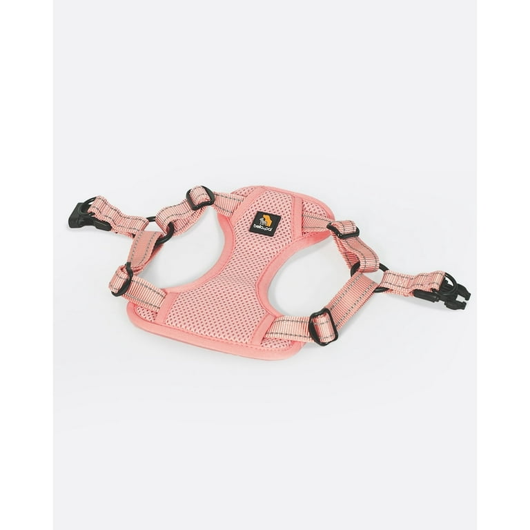 Bella & Pal No-Pull Dog Harness, Coral Pink XL photo 4