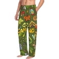 thumbnail image 6 of Salouo Camping 1 Print Pajama Pants for Men, Lounge Pants Elastic Waistband Casual Men's sleepwear Loungewear Sleep Pajama Pant -XX-Large, 6 of 7