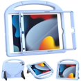 thumbnail image 1 of wonim11 YIHE Kids Case for iPad 9th/8th/7th Generation, iPad Pro 10.5 & Air 3, Shockproof Protective Cover with Handle Stand & Screen Protector for 10.2/10.5 Inch iPads, Light Blue, 1 of 1