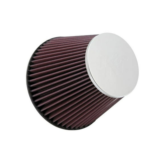 K&N Universal Clamp-On Engine Air Filter: Washable and Resuable: Round Tapered; 6 in (152 mm) Flange ID; 6 in (152 mm) Height; 7.5 in (191 mm) Base; 4.5 in (114 mm) Top , RF-1048