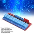 thumbnail image 3 of Universal Infrared  Relay Receiver Board With 10A Capacity 8 Channel Motor Light Door DIY Secure Remote Control Switch Controller, 3 of 8