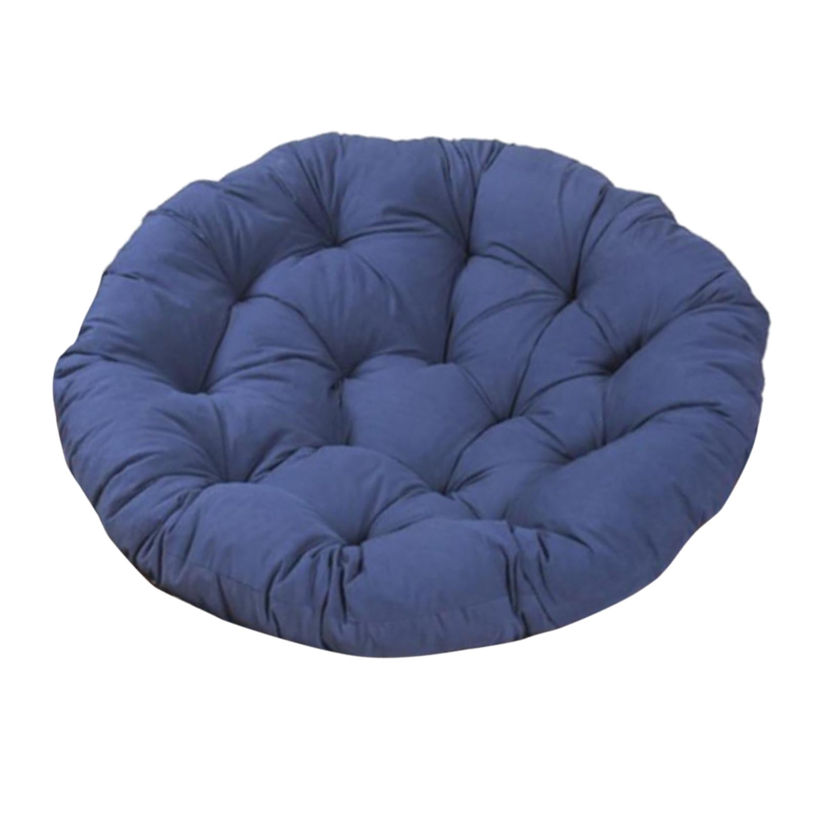 Miulika Hammock Chair Cushion Outdoor Seat Cushion Thick Removable Swing Chair Pad Garden Chair Mat for Patio Porch Household Balcony dark blue