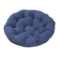 thumbnail image 3 of Silla de hamaca cojín silla de jardín tapete liviano lavable al aire libre cojín de asiento al aire libre azul oscuro, 3 of 8