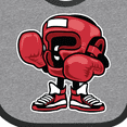 thumbnail image 4 of Inktastic Boxing Champion Boys or Girls Baby Bib, 4 of 4