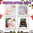 thumbnail image 4 of JANYUN Halloween Trunk or Treat Car Decoration Kit with Eye-catching Monster Face Teeth and Spooky Window Stickers for Halloween Outdoor Decor for Your Car Garage Door Archway, 4 of 5