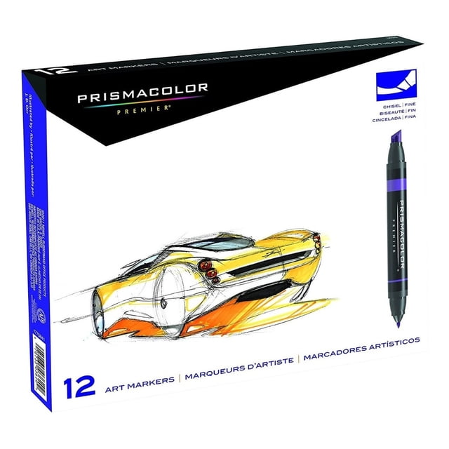 Set de Marcadores Artístico Profesional Sanford Prismacolor 12