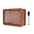 thumbnail image 2 of Aodebiao Wood Money Saving Box with Goal Numbers, Reusable Cash Coin Bank for Adults, Financial Savings Jar for Home Office Gift, Durable Non-Deformable Design, Savings Tracker for $10K, 2 of 5