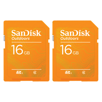 SanDisk SDHC Mossy Oak Memory Card Break-Up, 2 Pack - SDSDBNN-016G