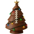 thumbnail image 2 of Football Christmas Tree Decor, Fun Decorative Football - Tree Mashup with a Gold Star, Christmas Table Decorations Figurine Set Perfect for Indoor Desks, Christmas Indoor Decor, 2 of 4