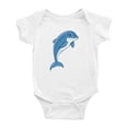 thumbnail image 1 of Dolphin Funny Baby Bodysuit Boy Girl Unisex, 1 of 3