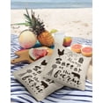thumbnail image 3 of Pack of 2 Outdoor Pillow Covers, Life is Always Better On The Farm Vintage Chickens Pig Windmill Waterproof Square Throw Pillowcase Cushion Decorative Pillow Covers for Couch Patio Tent, 16x16 in, 3 of 6