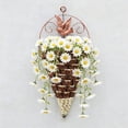 thumbnail image 6 of Rattan Hanging Planter Baskets,Cone Shaped Woven Hanging Flower Pot Retro Farmhouse Metal Wall Fence Hanging Planter Wall-Mounted Plant Pot Holder for Home Garden Decor, 6 of 7