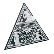 Nintendo Legend of Zelda Triforce - Decor Mirror