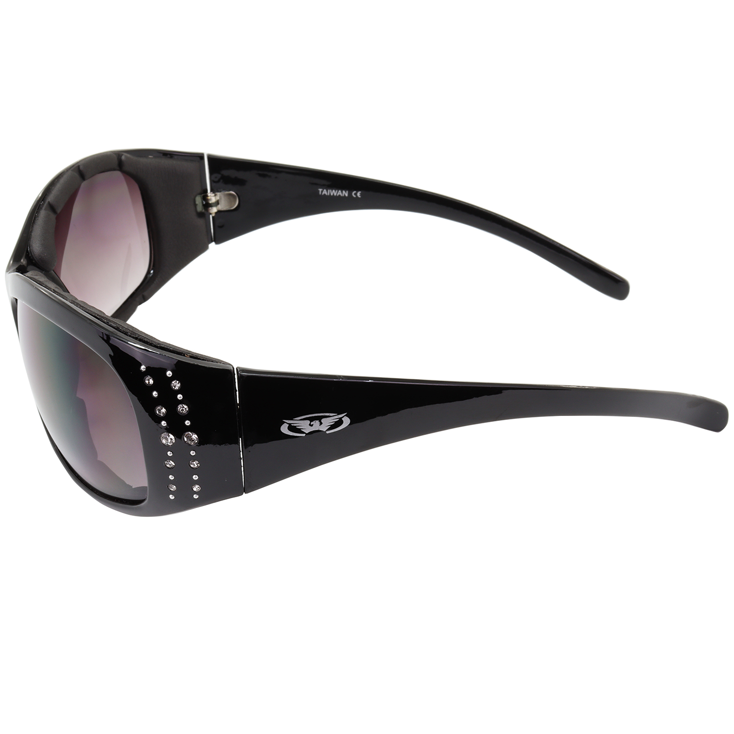 Global Vision Marilyn-2 Plus Motorcycle Riding Glasses for Women Sunglasses Black Padded Frames - image 5 of 7