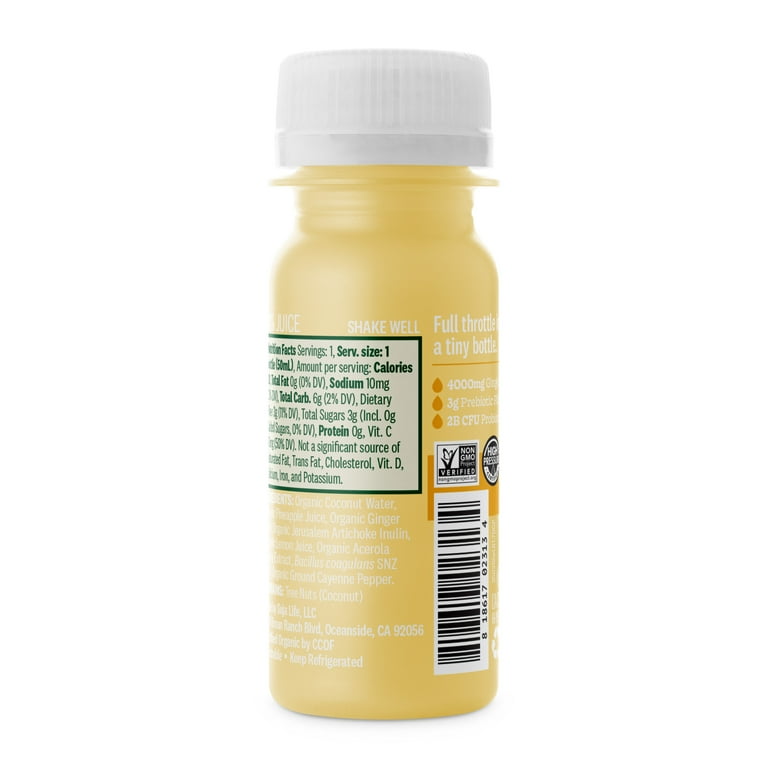 【日本から発送】パクジフン チェジュ 溶岩水 Dr.You Suja Organic Digestion Ginger Pineapple Shot 1.7 fl oz Vegan