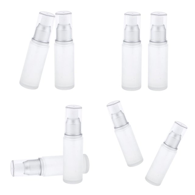 8 Botellas de Spray Zulema 30 ml Vacías Transparentes Atomizador de Viaje