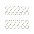 thumbnail image 2 of jifeng 12 Pieces Metal S Hooks 3.6 inch Kitchen Pot Rack Hooks Hats Kitchen Utensil, 2 of 9