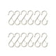 thumbnail image 2 of 12x ganchos de Metal en forma de S, ganchos para estante de ollas de cocina, ganchos multifuncionales de 3,6 pulgadas para armario resistente, ollas, Plata, 2 of 9