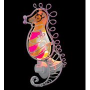 Regal Art & Gift Night Light Seahorse Glass & Metal Plug In 2.36Dx5.94Wx8.27H